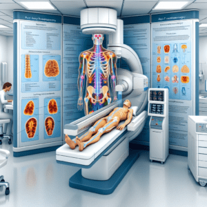 Colorfull 3d image of body scan 