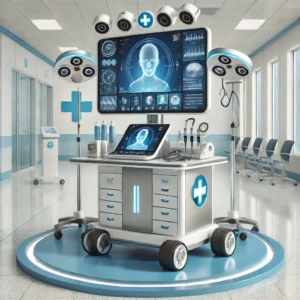 A-futuristic-telemedicine-cart-featuring-diagnostic-tools-cameras-and-a-monitor