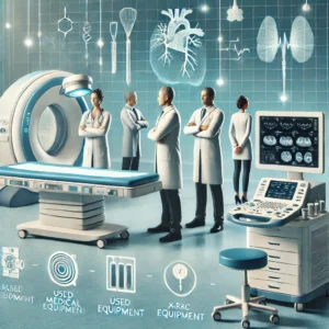 An-image-of-a-clean-professional-medical-facility-with-a-team-of-professionals-assessing-used-medical-equipment