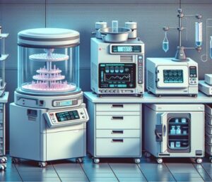 Many machines found in a lab