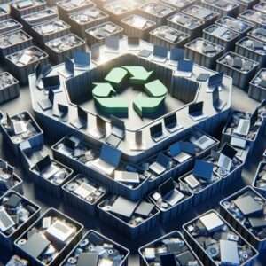 Electronics in a recycle plant