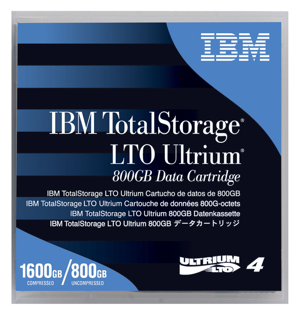 LTO 4 IBM 800GB/1.6 TB Tape LTO 4 IBM 800GB/1.6 TB Tape